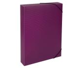 Короб архивный пластиковый A4, 50 мм, пурпурный, Expert Complete PRISMA NEON ЕС240441022 | OfficeDom.kz