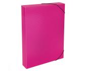 Короб архивный пластиковый A4, 50 мм, розовый, Expert Complete PRISMA NEON ЕС240441013 | OfficeDom.kz