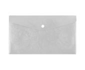 Папка-конверт на кнопке, travel, 180 мкм, волокно, прозрачный, Expert Complete Premier ЕС211130000 | OfficeDom.kz