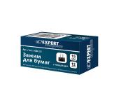 Зажимы для бумаги 15мм, 12шт, черные, Expert Complete ECBC-15 | OfficeDom.kz