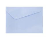 Папка-конверт на кнопке, А4, 180 мкм, диагональ, васильковый, Expert Complete Trend Pastel EC21017118 | OfficeDom.kz