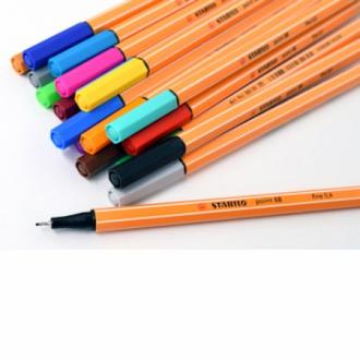 Ручка капиллярная Stabilo point 88, 0,4 мм, фиолетовый (88/<wbr>55) - Officedom (1)