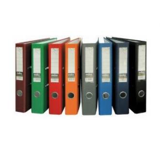 Папка-регистратор INDEX Eco А4 с бок. карманом, 70мм, черный - Officedom (1)