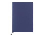 Записная книжка (блокнот) NIKA soft touch, А5, 256стр., линейка, синий | OfficeDom.kz