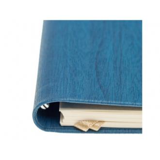 Записная книжка (блокнот) Gardena, А5, 100стр., линейка, скрытая спираль, твердая обложка, голубой - Officedom (2)