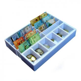 Лоток для монет и купюр 6+8 (33х23х5,5 см) - Officedom (1)