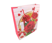 Пакет подарочный 26х32х10 см Розы (5222-1) | OfficeDom.kz