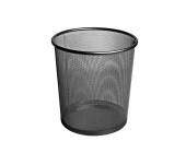 Корзина для бумаг 12л, из перфор. металла, черный | OfficeDom.kz