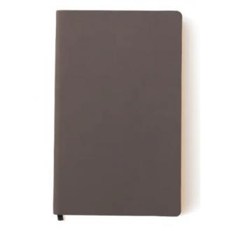 Записная книжка (блокнот) Lux Touch, А5 (13х21см), 192стр., твердая обложка, серый - Officedom (1)