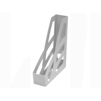 Лоток для документов, вертикальный ЛИДЕР, серый, СТАММ ЛТ121 - Officedom (1)