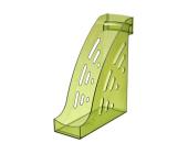 Лоток для документов, вертикальный ТОРНАДО, тонированный зеленый, ЛАЙМ СТАММ ЛТ406 | OfficeDom.kz