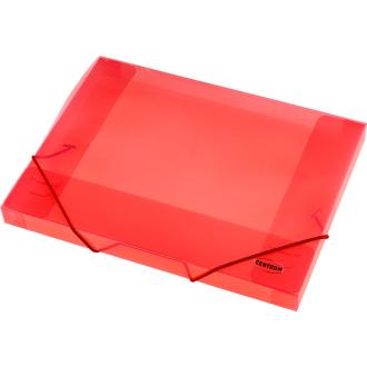 Папка-бокс для бумаг на эластичных резинках Centrum, А4, 0,60 мм, ПП, ассорти - Officedom (1)