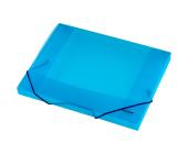 Папка-бокс для бумаг на эластичных резинках А4, ПП, 0,60 мм, голубой, Centrum | OfficeDom.kz