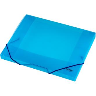 Папка-бокс для бумаг на эластичных резинках А4, ПП, 0,60 мм, голубой, Centrum - Officedom (1)