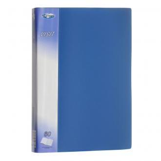 Папка файловая с 60 карманами, А4, VISIT, синий, Centrum - Officedom (1)