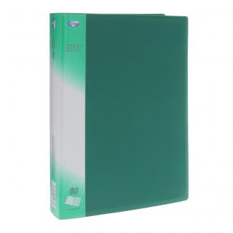 Папка файловая с 60 карманами, А4, VISIT, зеленый, Centrum - Officedom (1)