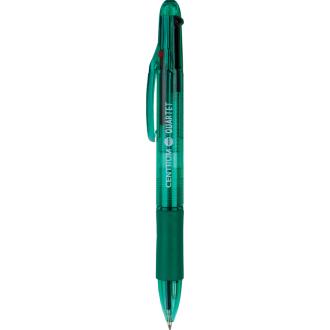 Ручка шариковая автом. 0,7мм, QUARTET, 4 цвета, корпус ассорти, Centrum - Officedom (3)
