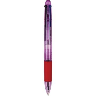 Ручка шариковая автом. 0,7мм, QUARTET, 4 цвета, корпус ассорти, Centrum - Officedom (4)