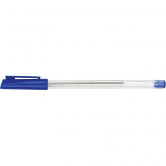 Ручка шариковая 1,0мм PICK, прозрачный корпус, синий, Centrum - Officedom (1)