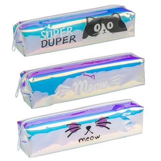 Пенал-косметичка 20x4x5 cм, ПВХ, Centrum Cat - Officedom (1)