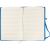 Блокнот A5, PU 136x208мм 80л., 77г/<wbr>м2, линейка, голубой, твердый переплет, на резинке, Centrum - Officedom (2)