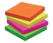Клейкие листки 76х76мм, 80л., неоновые цвета, ассорти, Centrum | OfficeDom.kz