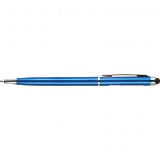 Ручка-стилус шариковая поворотная 0,7мм TOUCH, синий, корпус ассорти, Centrum - Officedom (1)