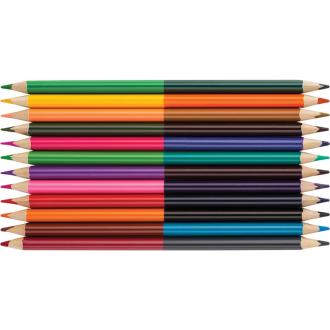 Карандаши цветные трехгранные двусторонние, 24 цвета, Centrum ART - Officedom (2)