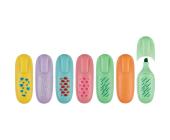 Маркер текстовый, скошенный, 1-5 мм, ассорти, Centrum PASTEL MINI | OfficeDom.kz