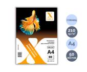 Фотобумага А4, 200 г/м2, 50л., глянцевая, двухсторонняя, для струйных принтеров, X-GREE | OfficeDom.kz