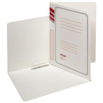 Папка-скоросшиватель, картон, Delux Red - Officedom (1)