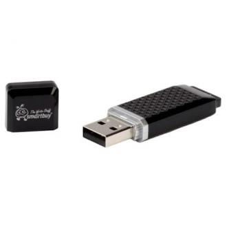 Флэш-накопитель Smartbuy Quartz Black, USB 2.0, 16 GB - Officedom (1)