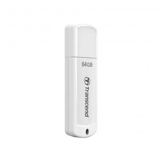 Флэш-накопитель Transcend TS64GJF370, USB 2.0, 64 GB, белый - Officedom (1)