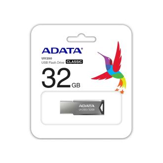 Флэш-накопитель ADATA AUV250-32G-RBK 32GB, серебристый - Officedom (3)
