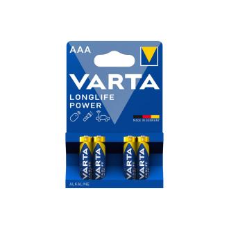 Батарейка Varta Longlife Power Micro, AAA/<wbr>LR03, 4 шт - Officedom (1)