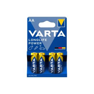 Батарейка Varta Longlife Power Mignon AA/<wbr>LR6, 4 шт - Officedom (1)