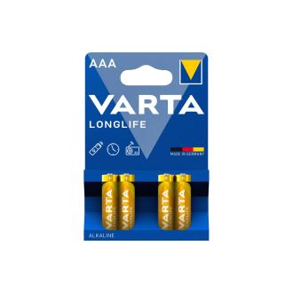 Батарейка Varta Longlife Micro AAA/<wbr>LR3, 4 шт - Officedom (1)
