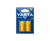 Батарейка Varta Longlife Baby C/LR14, 2 шт | OfficeDom.kz