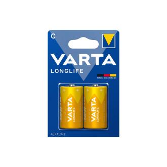 Батарейка Varta Longlife Baby C/<wbr>LR14, 2 шт - Officedom (1)