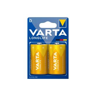 Батарейка Varta Longlife Mono D/<wbr>LR20, 2 шт - Officedom (1)