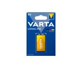 Батарейка Varta Longlife 9V/6LR61, 1 шт | OfficeDom.kz