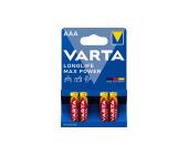 Батарейка Varta Longlife Max Power Micro, AAA/LR3, 4 шт | OfficeDom.kz