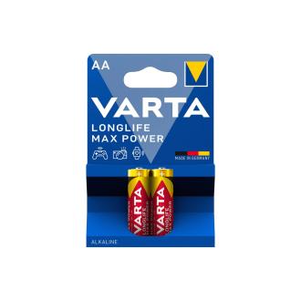 Батарейка Varta Longlife Max Power Mignon, AA/<wbr>LR6, 2 шт - Officedom (1)