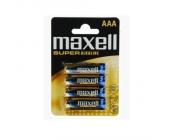 Батарейка MAXELL SUPER Alkaline, AAA/LR03, 4 шт | OfficeDom.kz