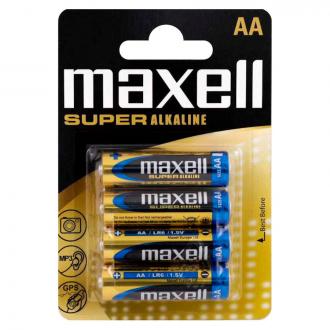 Батарейка MAXELL SUPER Alkaline, AA/<wbr>LR6, 4 шт - Officedom (1)