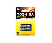 Батарейки Toshiba High Power, AA/LR6 GCP BP-2, 2 шт/уп | OfficeDom.kz