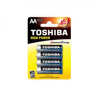 Батарейка Toshiba High Power, AA/<wbr>LR6 GCP BP-4, 4 шт - Officedom (1)
