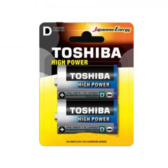 Батарейки Toshiba D/<wbr>LR20GCP BP-2, 2 шт/<wbr>уп - Officedom (1)