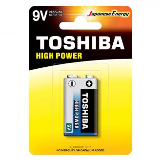 Батарейка Toshiba High Power, 9V 6LR61GCP BP-1 - Officedom (1)