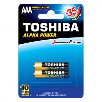 Батарейка Toshiba Alfa Power, AAA/<wbr>LR3 GCH BP-2, 2 шт - Officedom (1)